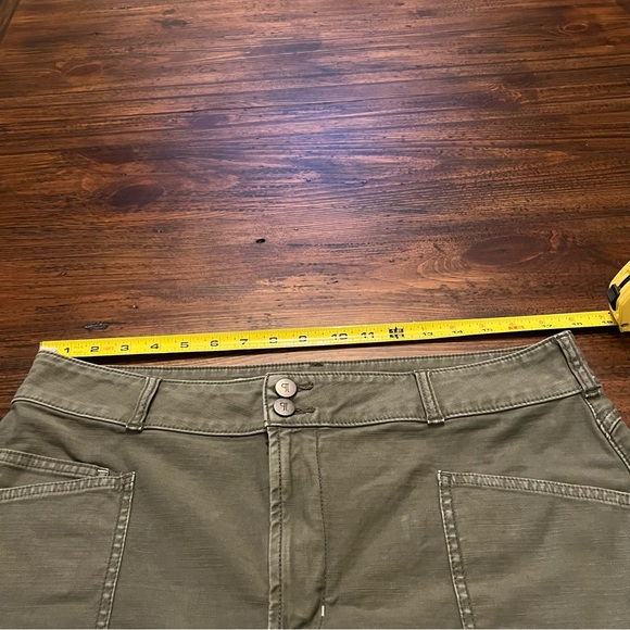 Pilcro Dark Green Cargo Style Pants - Picture 6 of 7